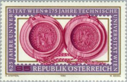 Öesterreich Austria - 1813 - 1990 625º Aniv. De La Universidad De Viena Y 175º - Sonstige & Ohne Zuordnung