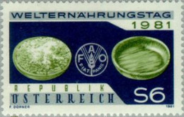 Öesterreich Austria - 1515 - 1981 Jornada Undial De La Alimentación Lujo - Andere & Zonder Classificatie