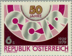 Österreich Austria - 1427 - 1979 50º Aniv. Del Consejo Consultivo De La Radio  - Otros & Sin Clasificación