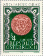 VAR3/S Österreich Austria  Nº 1411  1978  850º Aniv. De La Ciudad De Graz Lujo - Altri & Non Classificati