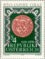 VAR3/S Österreich Austria  Nº 1411  1978  850º Aniv. De La Ciudad De Graz Lujo - Autres & Non Classés