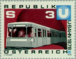 TRA1/S Österreich Austria  Nº 1397   1978  Inauguración De La 1ª Sección De La - Autres & Non Classés