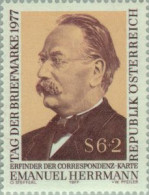 VAR3/S Österreich Austria   Nº 1392   1977  Día Del Sello-Emanuel Hermann-Lujo - Sonstige & Ohne Zuordnung