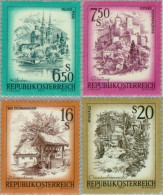 VAR2/S Österreich Austria  Nº 1378/81  1977  Serie Paisajes Lujo - Otros & Sin Clasificación