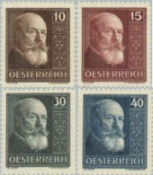Österreich Austria 374/77 1928 10º Aniv. República-presidente Hainisch-Lujo - Sonstige & Ohne Zuordnung