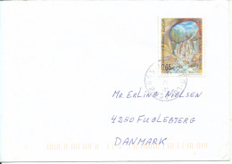 Bulgaria Cover Sent To Denmark 2001 Single Franked Europa CEPT Stamp - Cartas & Documentos
