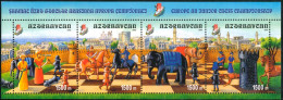 Delcampe - AJZ2 Azerbaijan  446/51  2002 Ajedrez  MNH - Aserbaidschan