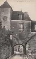 Delcampe - VEZELAY, LA RUE DU PONTOT, ENFANT AVEC ROUE OU CERCEAU  REF 14676 - Vezelay