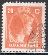 Luxembourg 1944 Single Grand Duchess Charlotte In Fine Used - Gebraucht