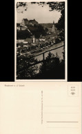 Ansichtskarte Burghausen Panorama Partie A. D. Salzach 1940 - Burghausen