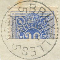 COB N° : TX   2 (o) ½ Horiz Haut/Bruxelles 5 T0 - Briefmarken