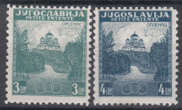 Yugoslavia Kingdom 1937 Mi#334-335 Mint Never Hinged - Neufs