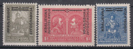 Yugoslavia Kingdom 1931 Mi#238-240 Mint Never Hinged - Ongebruikt