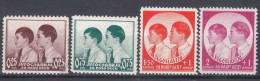 Yugoslavia Kingdom, 1937 Mi#330-333 Mint Hinged - Ungebraucht