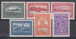Yugoslavia Kingdom Rowing Championship 1932 Mi#243-248 Mint Hinged - Unused Stamps