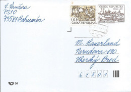 COB 1 A Czech Republic  Prague Of Wolgemuth 1994 Used In Bohumin/Oderberg - Enveloppes