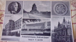 WWII Leipzig, Reichsarbeitstagung '' Druck Und Papier '' 1938 DR R LEY NSDAP PARTI NAZI - Guerra 1939-45