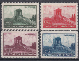 Yugoslavia Kingdom 1939 Mi#389-392 Mint Hinged - Unused Stamps