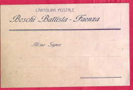 CARTOLINA  POSTALE PRIVATA FAENZA - NON VIAGGIATA - Other & Unclassified