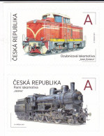 Czech Republic 2017. Czech Republic, , Mi: 929/30  Historical Locomotives MNH** - Trains