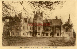 CPA POUZAUGES - (VENDEE) - CHATEAU DE LA MOTTE - Pouzauges