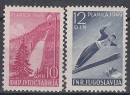 Yugoslavia Republic 1949 Sport Mi#570-571 Mint Hinged - Nuovi