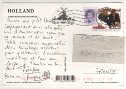 2 Timbres , Stamps Sur Cp , Carte , Postcard Du ?? - Storia Postale