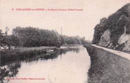 Coulanges Sur Yonne - Route De Lucy - Chatel Censoir -  CPA °Jp - Coulanges Sur Yonne