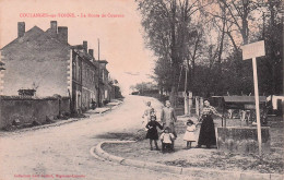 Coulanges Sur Yonne - Au Port - La Route De Courson  -  CPA °Jp - Coulanges Sur Yonne