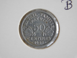 France 50 Centimes 1943 B FRANCISQUE, LÉGÈRE (583) - 50 Centimes