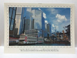 V11 Hong Kong Convention And Exhibition Centre, Wan Chai Ferry Pier, Wan Chai, China Hong Kong Postcard - Chine (Hong Kong)