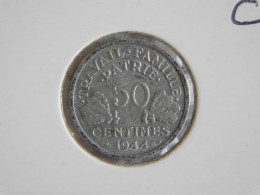 France 50 Centimes 1944 C FRANCISQUE, LÉGÈRE (586) - 50 Centimes