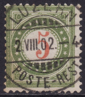 Schweiz: Portomarke SBK-Nr. 17GbIIK (Rahmen Dunkelolivgrün, 1899-1900) Vollstempel LUZERN 2.VIII.02. POSTE-REST - Postage Due