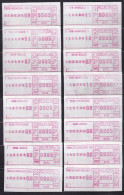 Postkreis II / Sammlung FraMA - Alle Verschieden - Köniz, Nidau, Belp, Zollikofen, Herzogenbuchsee, Worb, Renens, Morges - Postage Meters