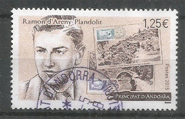 Ramon D'Areny Plandolit, Maximaphile Andorran.  Un Timbre Oblitéré 1 ère Qualité  2015 - Used Stamps