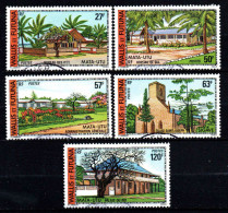 Wallis Et Futuna - 1977 - Bâtiments  - N° 203 à 207  - Oblit - Used - Gebruikt