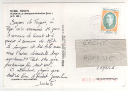 Timbre , Stamp " Personnage " Sur Cp , Carte , Postcard Du 01/07/97 - Briefe U. Dokumente