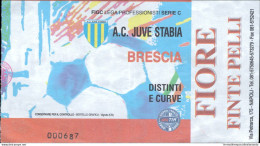 Bl61 Biglietto Calcio Ticket  Juve Stabia - Brescia - Biglietti D'ingresso