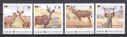 Mocambique - MNH Set GREATER KUDU - Gibier