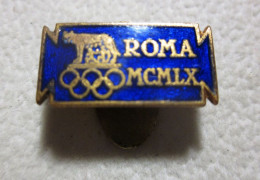 Roma MCMLX Pin  SAF STAB. ARTISTICI FIORENTINI 1 X 2 Cm +/- - Olympic Games