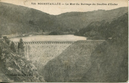 CPA - ROCHETAILLEE - MUR DE BARRAGE DU GOUFFRE D'ENFER - Rochetaillee