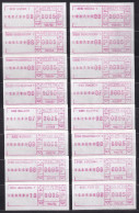 Postkreis VIII / Sammlung FraMA - Alle Verschieden - Zürich, Winterthur, Glattzentrum, Rüti, Effretikon, Kreuzlingen - Postage Meters