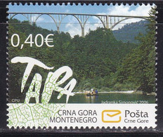 Montenegro 2006 Europa Nature Protection Tara Bridges Architecture Trees MNH - Montenegro