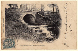 65 - B56662CPA - LANNEMEZAN - La Cascade Du Pas Du Bedat - Carte Pionniere - Bon état - HAUTES-PYRENEES - Lannemezan