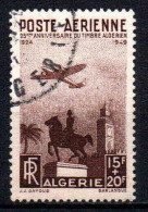 Algérie - 1949  - Anniversaire Du Timbre Algérien   - PA 13 -  Oblit  - Used - Aéreo