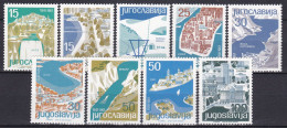 Yugoslavia 1962 Tourism Slovenia Croatia Bosnia Serbia Montenegro Macedonia MNH - Neufs