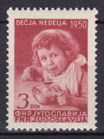 Yugoslavia 1950 Children Week MNH - Nuovi