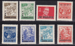 Yugoslavia 1949 Partisan Partisans Josip Broz Tito Definitive Stamps MNH - Nuovi