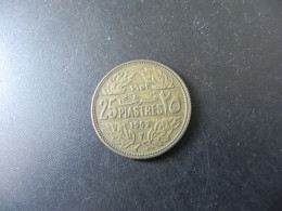 Liban 25 Piastres 1952 - Líbano