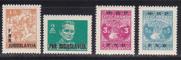 Yugoslavia 1950 Partisan Partisans Josip Broz Tito Definitive Stamps MNH - Nuovi